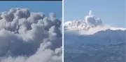 Volcán Puracé expulsa ceniza: columna de 800 metros, alerta amarilla se mantiene